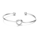 BAOPON New Arrival Silver Color Stainless Steel Mesh Bracelets With Charm Bracelets Bangles For Women Lover DIY Christmas Gift