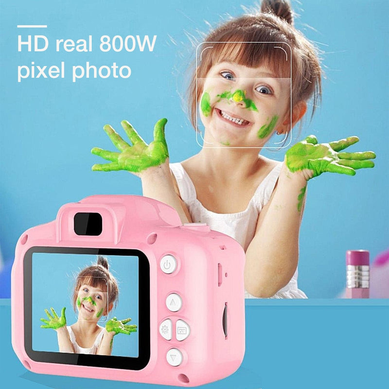 Mini Cartoon Camera 2 Inch HD Screen Educational Children Toys Portable Video Camera Digital Camera SLR Camera Camera For Kid