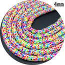 400pcs/Lot 3/4/5/6mm 16inch Round Slice Clay Beads Spacer Beads Polymer Clay Beads For Jewelry Making DIY Handmade Accessories