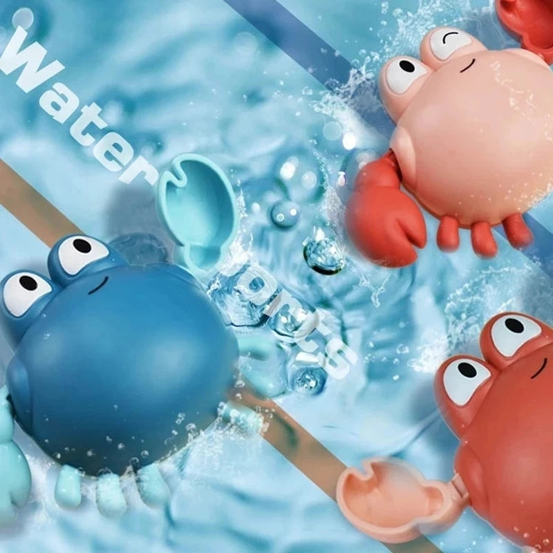 Baby Bath Toys Bathing Cute Swimming Duck Whale Pool Beach Classic Chain Clockwork Water Toy For Kids Water Playing Toys