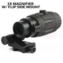 Vector Optics 3x 4x 5x Power Magnifier | Flip Side Quick Switch | QD Mount & Reticle Centered | Present Excellent Image