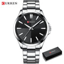 CURREN Watches Men Fashion Watch 2019 Luxury Stainless Steel Band Reloj Wristwatch Business Clock Waterproof  Relogio Masculino