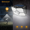 4Sided 40LEDs PIR Motion Sensor Sunlight control Solar Energy Street lamp Yard Path Home Garden Solar Power Induction Wall Light