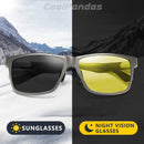 Photochrome Aluminium Magnesium Quadrat Herren Sonnenbrillen Polarisierte Sonnenbrillen für Herren Damen Autofahrerbrillen Oculos masculino Male