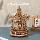 The Kinematic Carousel | Architectural Wooden Music Box