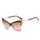 Sexy Women's Cat Eye Sunglasses Metal 2020 Fashion shades Luxury Oversized Sunglasses Female Lady Triangle Eyewear Accessories