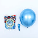 85tlg. Blau Weiß Silber Metallballon Girlande Bogen Ballon Hochzeit Event Party Balon Baby Shower Geburtstag Party Deko Kinder Erwachsene
