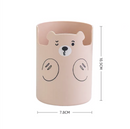 MINKYS Multifunctional 3 Grid 360 Degree Rotating Pen Holder Desktop Organizer Large Capacity Pencil Box School Stationery