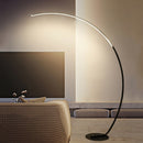 Nordic Dimmbare RGB CCT Fernbedienung Stehlampe Moderne LED C Angelstehleuchte Eck-Lese-Stehlampen Mit Tisch
