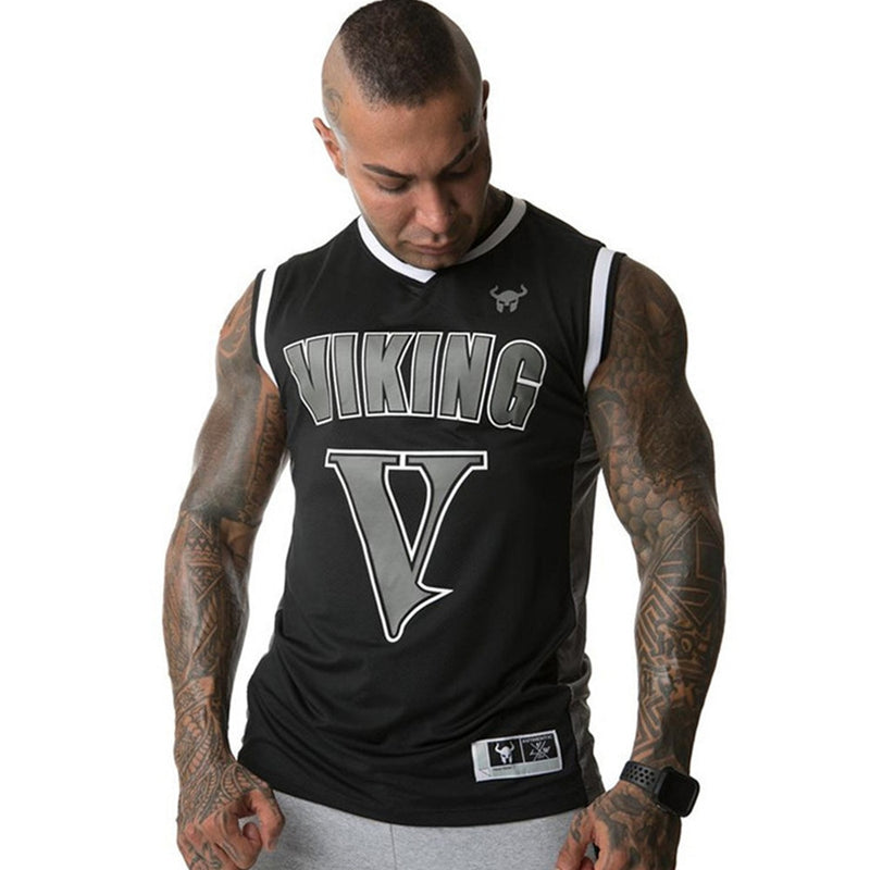 Bodybuilding Tank Tops Men Gym Fitness Sleeveless Shirt Male New Stringer Singlet Summer Casual Fashion Printed Undershirt Vest