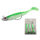 Künstliche Köder Jigging Weichköder Angelköder 9/11cm 15.6/23.3g DIY Kopf Jig Fisch T-Schwanz Wolfsbarsch Köder Angelausrüstung 6 Farben