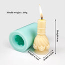 New Classical 3D Silicone Candle Mold Floral Carving Round Mold New Eve Party Christmas Decor Candles Wax Resin Mould
