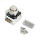 NAIERDI 10PCS Camper Car Push Lock Diameter RV Caravan Boat Motor Home Cabinet Drawer Latch Button Locks Furniture Hardware