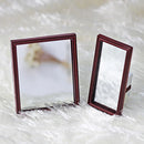 1Pcs 1/12 Dollhouse Miniature Accessories Mini Alloy Mirror Simulation Bathroom Mirror Model Toys for Doll House Decoration