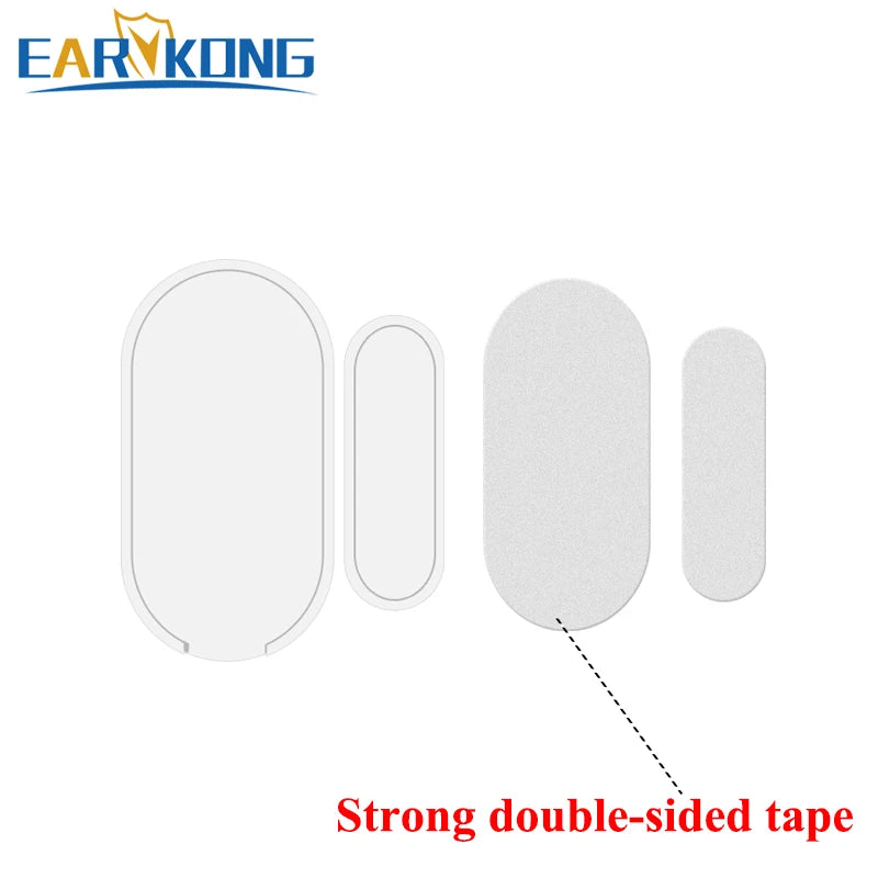 Hot Selling Wireless Magnetic window door detector 433MHz Built-in antenna for GSM Home Burglar Security Alarm System