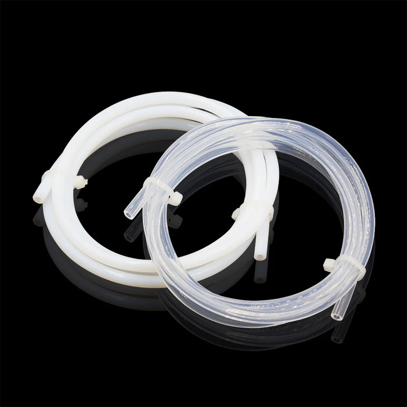 1M PTFE Tube Clear PiPe J-head hotend RepRap Rostock Bowden Extruder Throat  For filament 1.75/3.0mm ID 2mm 3mm OD 4mm