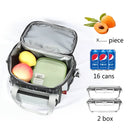 DENUONISS New Milk Cooler Bag 16 Cans Waterproof Portable Food Picnic Beer Bag Work Lunch for Adult Men,Women Insulation Bag