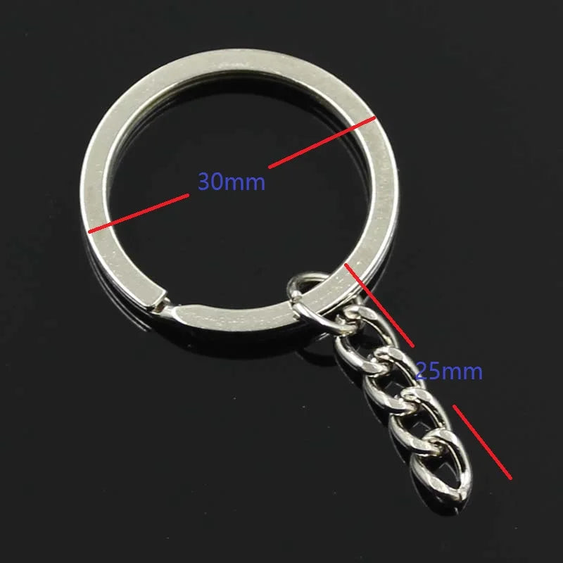 Fashion Keychain 38x21mm Hollow Cross Silver Color Pendants DIY Men Jewelry Car Key Chain Ring Holder Souvenir For Gift