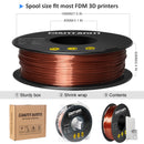 GEEETECH 3d Silk PLA Filament 1kg1.75mm Spool Wire For 3D Printer Material,Safety, Vacuum packaging, special color, Bubble free