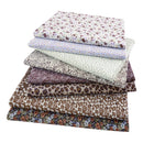 Teramila 8PCS Pack Square Multicolor Printed Cotton Fabric For Sewing Quilt Cloth Needlework Plaid Handicraft Material Patchwork
