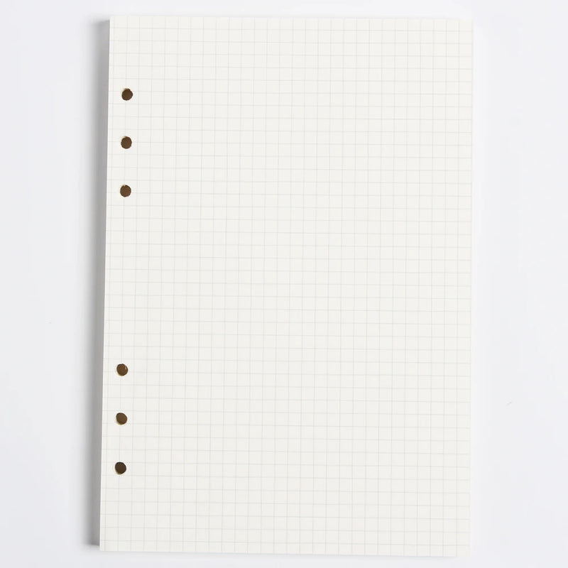 Diary 2025 Classic 6 Holes Binder Notebook Inner Paper Core/refilling Inner Papers:line,grid,dots,list,daily Weekly Monthly Plan