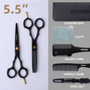 Brainbow 5.5' /6.0' Professional Hair Scissors Japan Hairdressing Barber Scissors Thinning Cutting Shears Haircut Hair Style