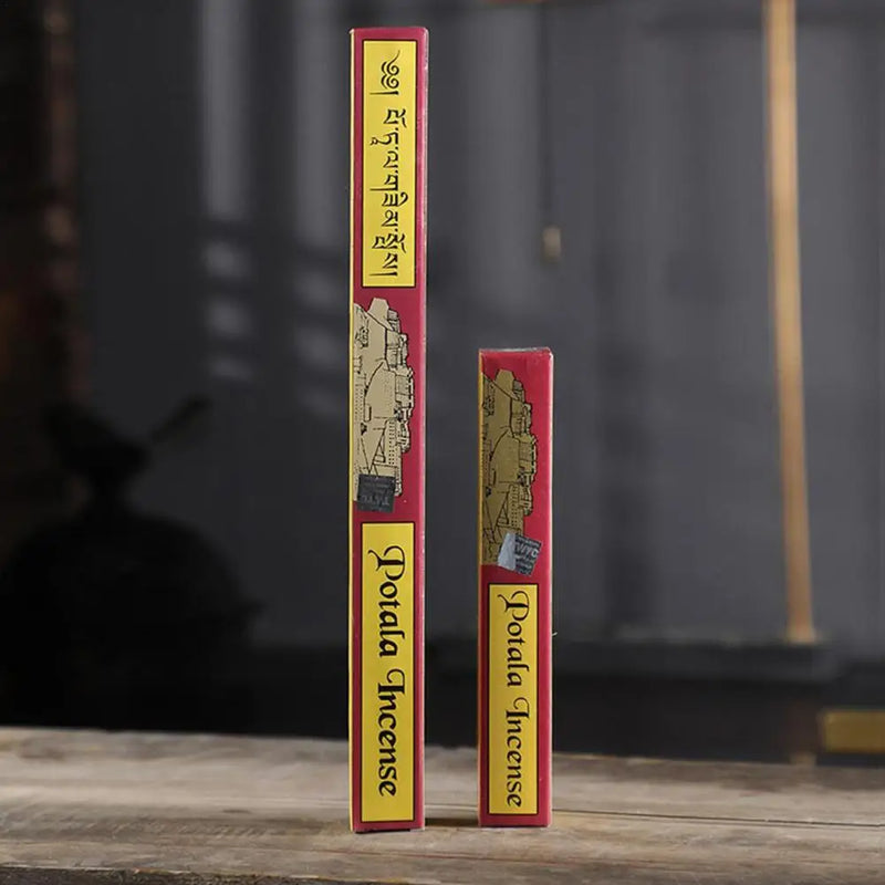 Potala Tibetan Incense Stick 15/25cm Handmade From Highly Flavoured Medicinal Herbs Tibet Traditional Room Fragrance 1Box