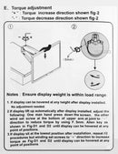 NB H180 Double monitor desk Holder Arm Gas Spring Full Motion 17"-27" LCD TV Mount ergonomic dual arm clamp bracket 2-9kgs each