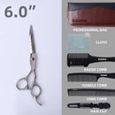 Brainbow 5.5' /6.0' Professional Hair Scissors Japan Hairdressing Barber Scissors Thinning Cutting Shears Haircut Hair Style