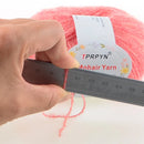 1Pc=25g Long Plush Cashmere Mohair Yarn Anti-pilling Fine Quality Hand-Knitting Thread for Cardigan Scarf Suitable for Woman
