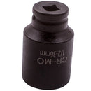9X Deep Impact Socket Set 1/2" Drive Metric Axle Hub Nut Socket 29-32-38mm