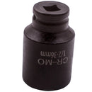 9X Deep Impact Socket Set 1/2" Drive Metric Axle Hub Nut Socket 29-32-38mm