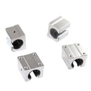 4PCS/LOT SBR10UU SBR12UU SBR16UU SBR20UU SBR25UU 12mm 16mm 20mm Linear Ball Bearing Block for CNC Router SBR Linear Guide Rail