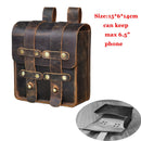 Fashion Quality Leather Small Summer Pouch Hook Design Waist Pack Bag Cigarette Case 6" Phone Pouch Waist Belt Bag 1609