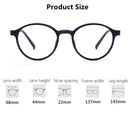 YIMARUILI Ultralight Titanium Alloy TR90 Myopia Glasses Retro Round Optical Prescription Eyeglasses Frame Men And Women H3050