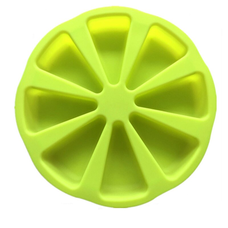 8 Holes Bakeware Molds Cake Pan Silicone Cupcake Mold Fondant Pudding Triangle Cakes Mould Muffin Baking Tools Pizza Plate