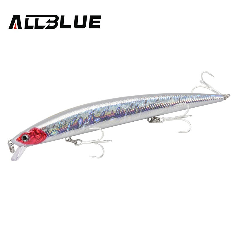 ALLBLUE SPRINT 145S Sinking Minnow Longcast Jerkbait Fishing Lure 145mm 22G Off Shore Saltwater Sea Bass Artificial Bait Tackle