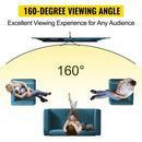 VEVOR 60 70 80 90 100 110 Inch Tripod Projector Screen W/ Stand 16:9 4K HD Portable Home Cinema for Indoor & Outdoor Projection