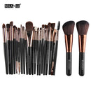 MAANGE 15/22Pcs Beauty Makeup Brushes Set Cosmetic Foundation Powder Blush Eye Shadow Lip Blend Make Up Brush Tool Kit Maquiagem