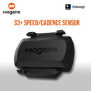 Magene S3+ Cadence Speed Sensor ANT+ Bluetooth Dual Sensor Compatible with Wahoo Onelap Zwift