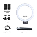 9 Zoll Mini-LED-Video-Selfie-Ringlicht mit Stativ Ringlampen für YouTube-Handy Live-Foto-Fotostudio Ringlicht