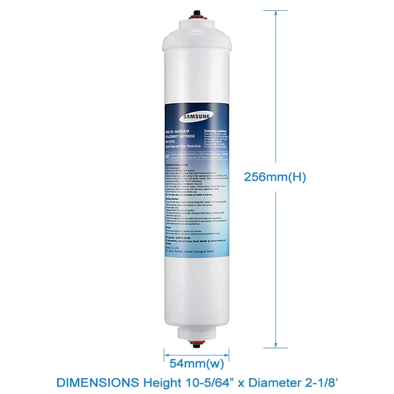 DA29-10105J Fridge Freezer Water Filter, Compatible with Samsung  DA29-10105J DA99-02131B HAFEX/EXP American Style DA2010CB