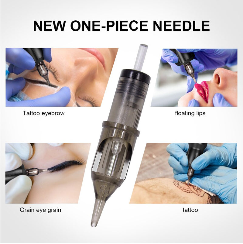 Tattoo Needles Cartridge Tattoo Cartridge RL RS RM M1 Disposable Sterilized Eyebrow Tattoo Needles for Tattoo Machine Needle