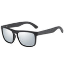 GM Neuankömmlinge Schwarze polarisierte Holzsonnenbrille für Herren Bambus-Sonnenbrille Rote UV400-Gläser Modische Fahrbrille Karton S5523