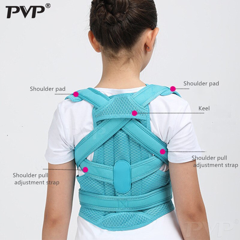 Adjustable Back Corset Posture Corrector Belt Shoulder Support Waist Brace Back Posture Correction for Adults & KidsFor Girl Boy