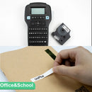UniPlus Compatible for Dymo 45013 d1 LM210D LM420P LM360D Label Tapes Black on White 12mm*7m Label Maker Letter Printer Ribbon