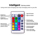 RGB led strip DC5V SMD5050 LED flexible waterproof light  battery power supply with remote control TV decoration lights lighting