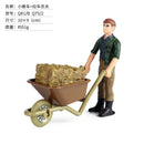 Heimdekoration Zubehör Obstbaum Bauernhof Werkzeuge Hausmodelle Gartenlandschaft Miniatur Actionfiguren Spielzeug für Kinder