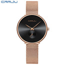 watch for women CRRJU Luxury Stylish Silm Watch Ladies Dress Wristwatch Minimalist Waterproof Quartz Cool Watches reloj mujer