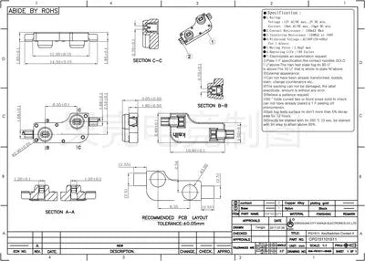 1 piece Kailh Hot Swapping Pcb Sockets Kailh PCB Socket For Mx Cherry Gateron Outemu Kailh Switches For Xd75 Series Smd Socket